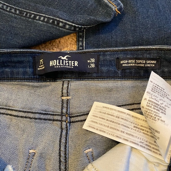 Hollister High Rise Super Skinny Jeans 7S - Picture 4 of 5